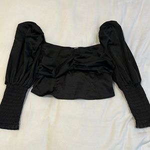 H&M long sleeve peasant top